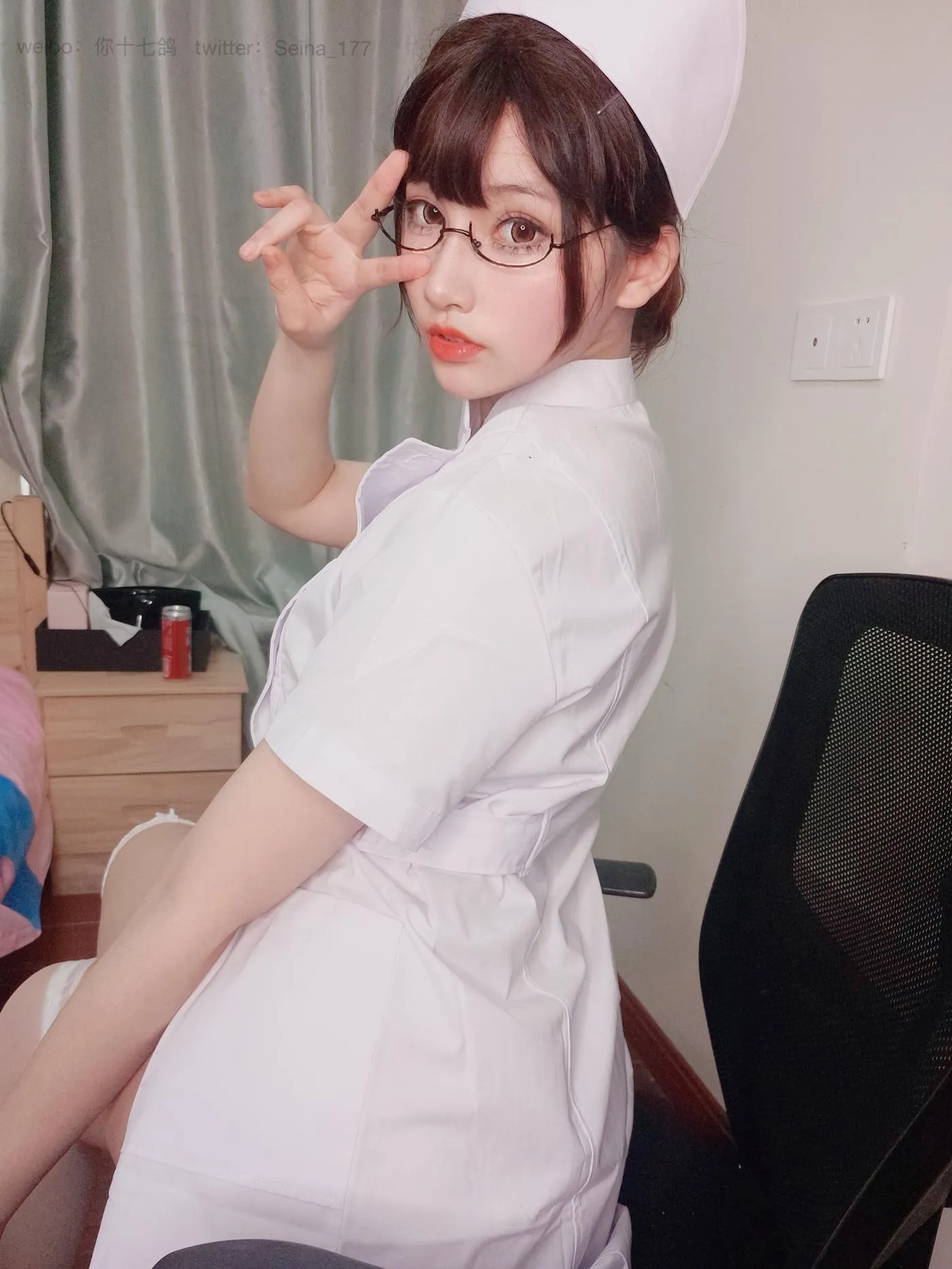 你十七鸽 – NO.03 白色护士-自拍档 [59P]插图9